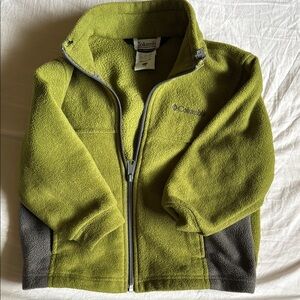 Kids Columbia Green Fleece Jacket